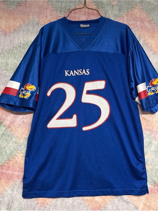 Pro Edge Tops - Pro Edge Kansas Blue White Red #25 Jersey